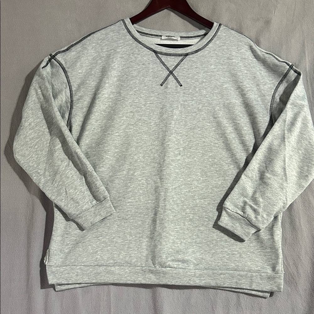 Zeagoo Gray Women's crewneck sweatshirt - XL